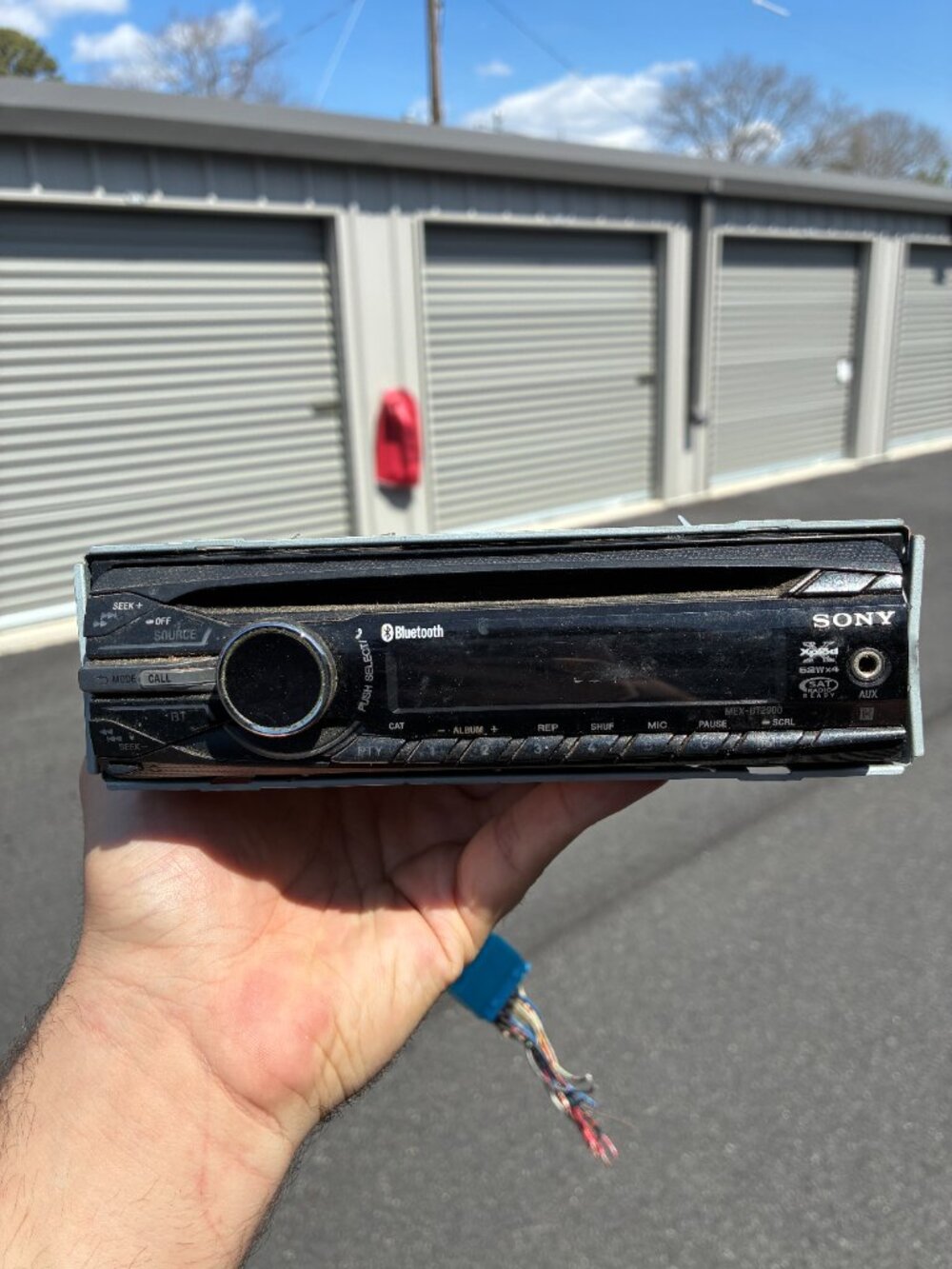 Sony MEX-BT2900 Bluetooth Car Stereo CD Player USB AUX Detachable Face